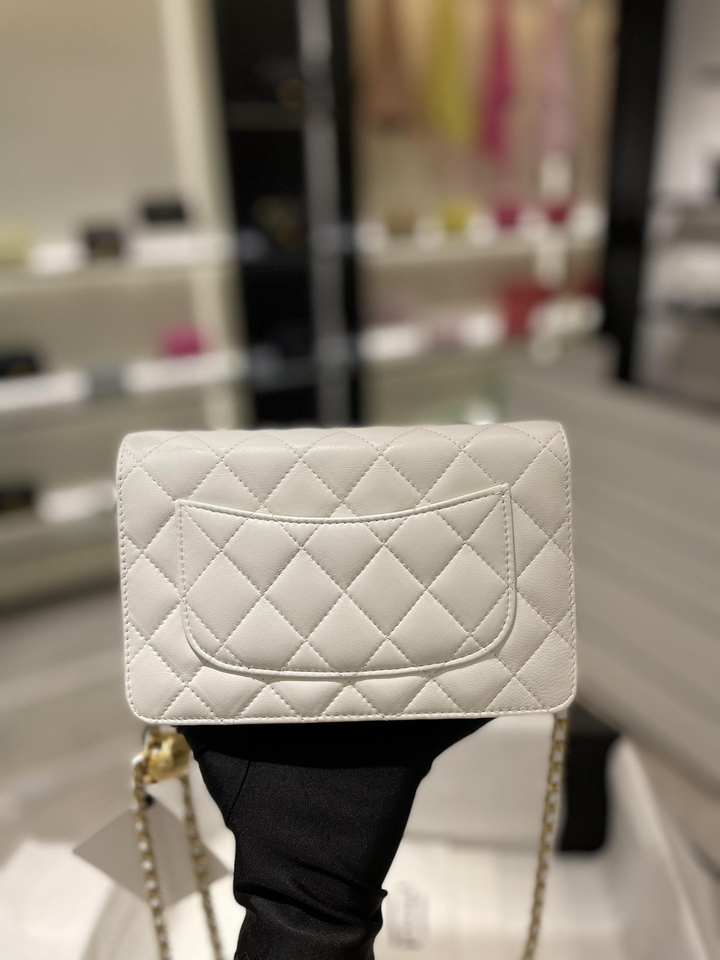 Chanel Wallet on chain→金球系列 金球Woc发财包 小羊皮 19cm