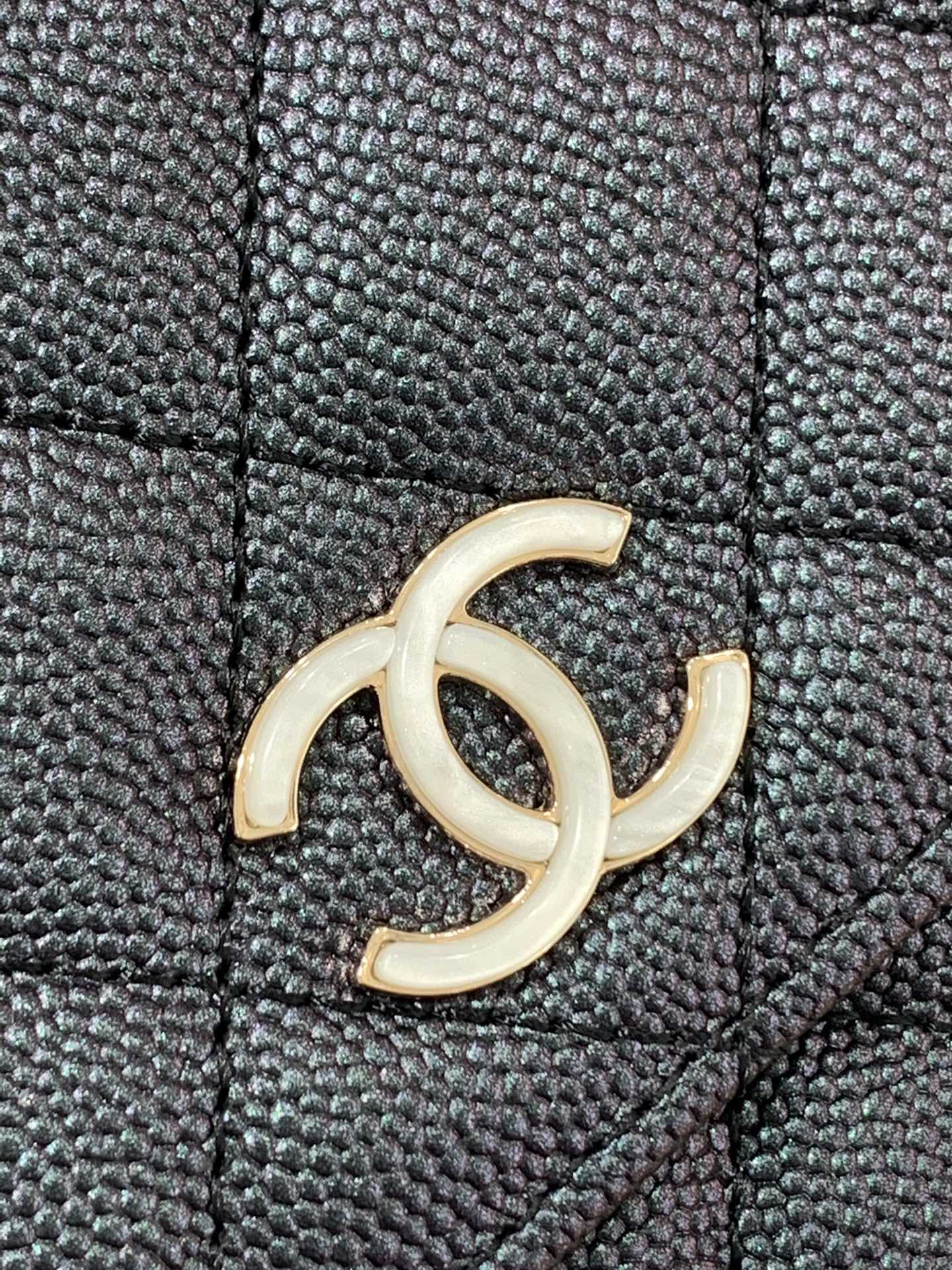 【按扣版】 Chanel Woc 新款变色woc 珠光皮 顶级皮料五金 19.5-13-3.5cm