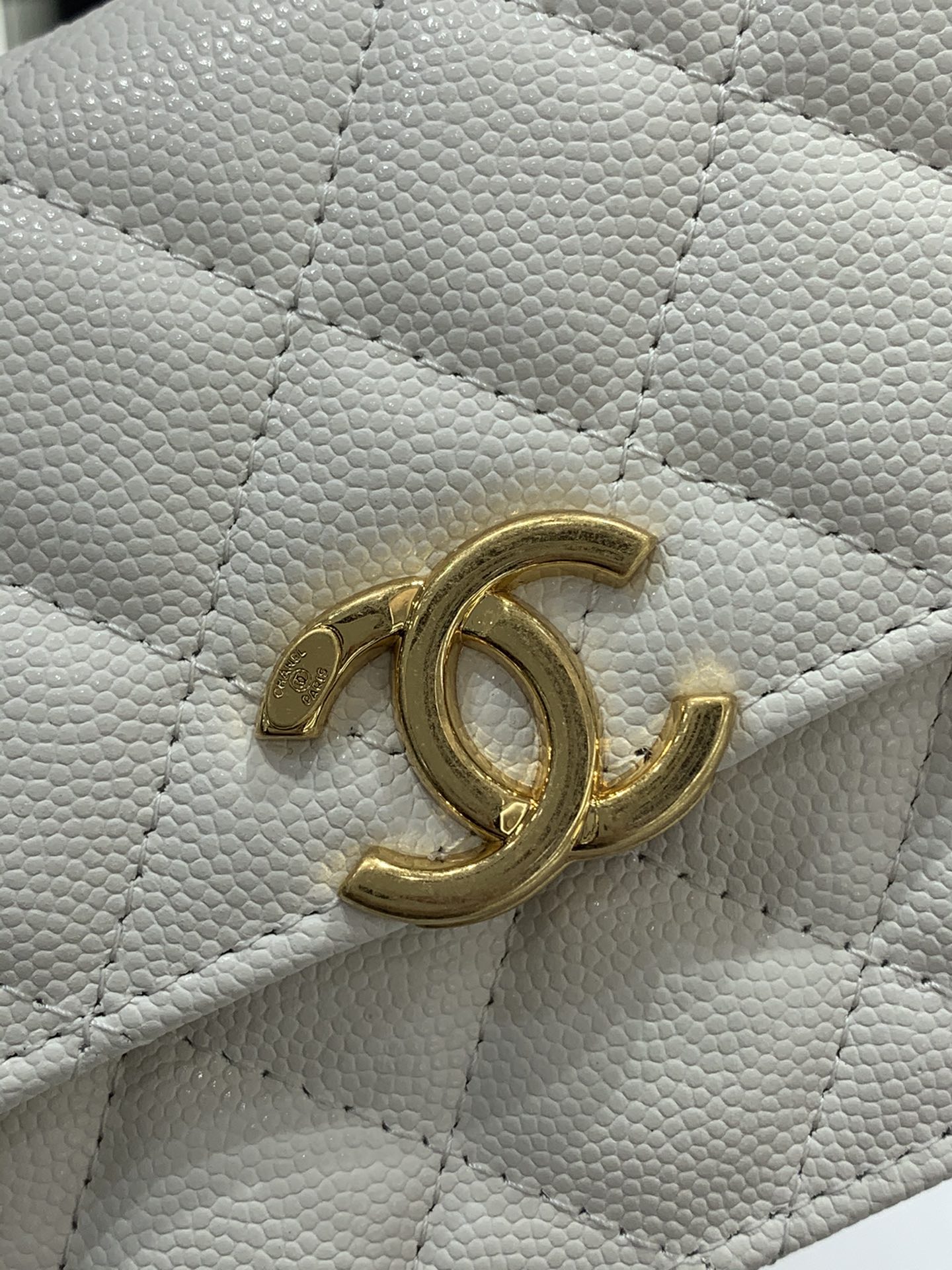 上新CHanel 22k秋冬新品 双链条手拎包系列mini-woc/法棍手机包 17-10-4.5cm