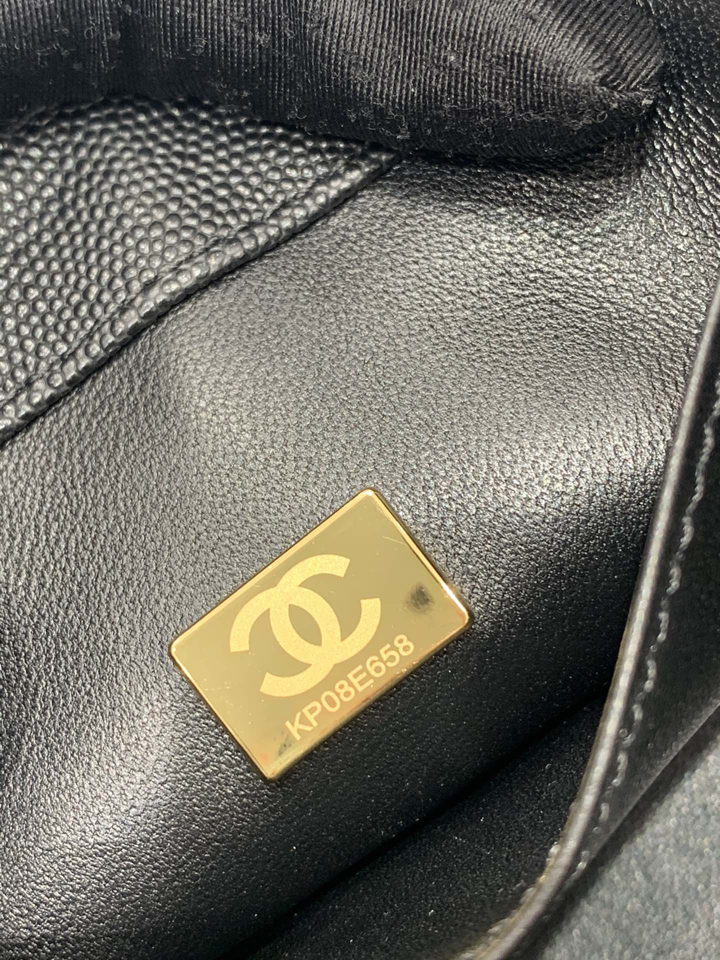 Chanel 新款️22k 荔枝牛皮方胖子大号 大容量 更实用 双排双c链 23cm