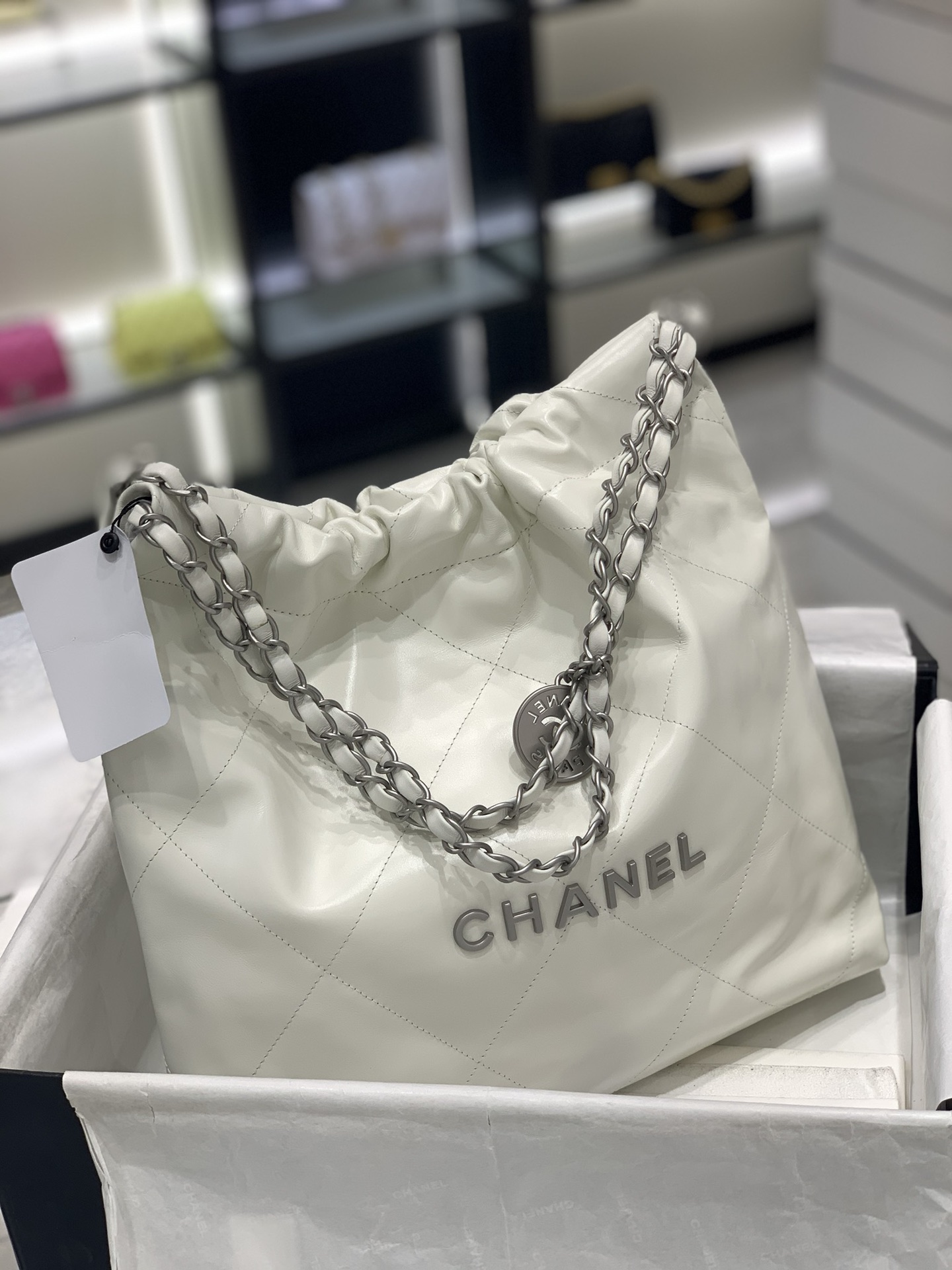 CHANEL 22S 22手袋 容量超大超实用“垃圾袋” 小号35x37x7cm 中号39×42×8cm